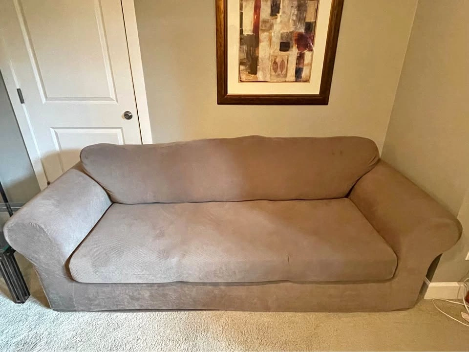 Sofa and Loveseat Set (with slipcovers)