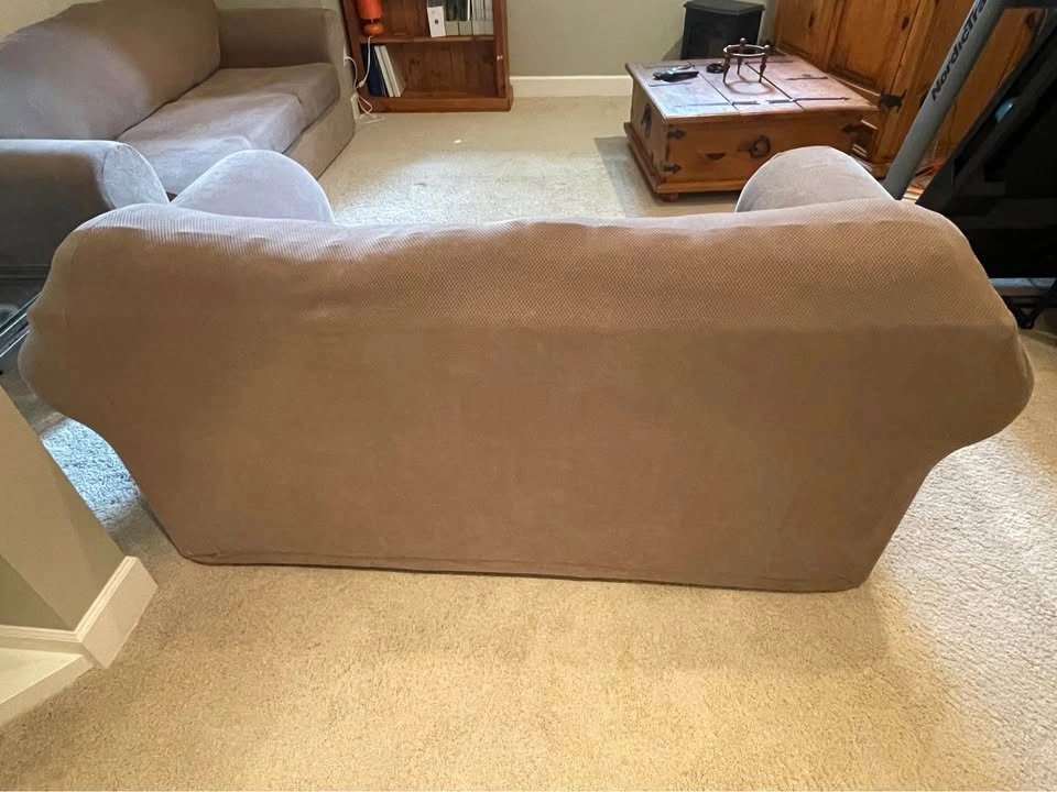 Sofa and Loveseat Set (with slipcovers) - photo 3
