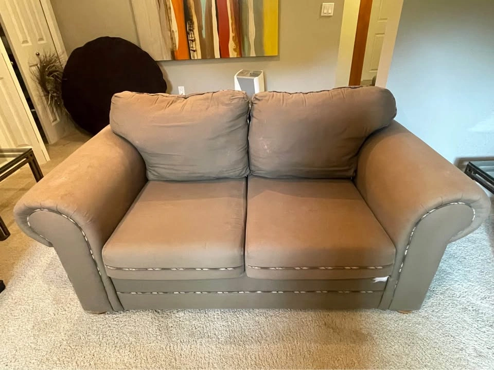Sofa and Loveseat Set (with slipcovers) - photo 4