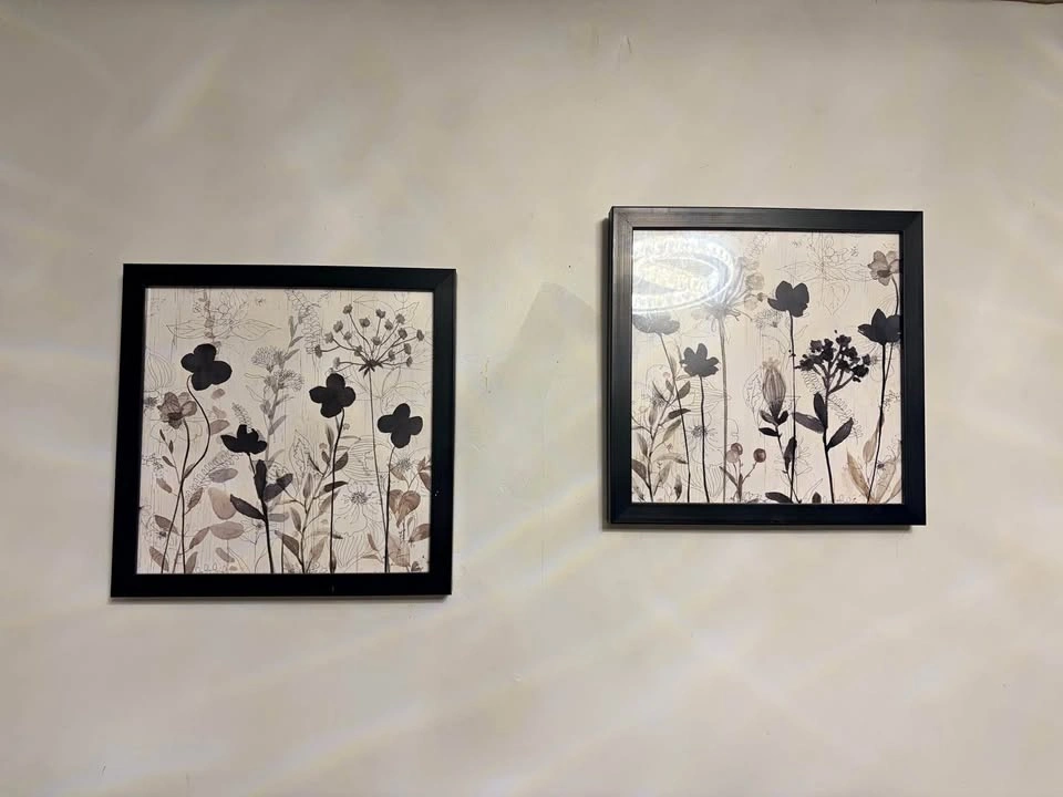 Set of 2 Framed Floral Wall Art