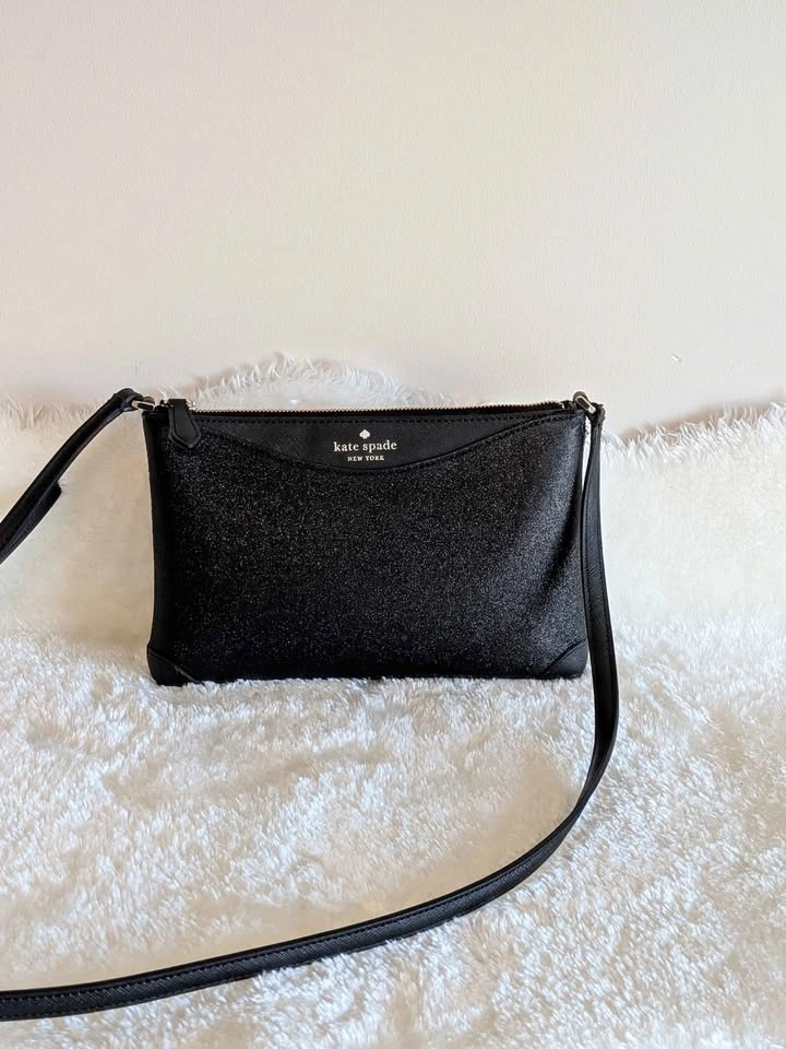 Kate Spade Shimmy Glitter Crossbody Bag - EUC
