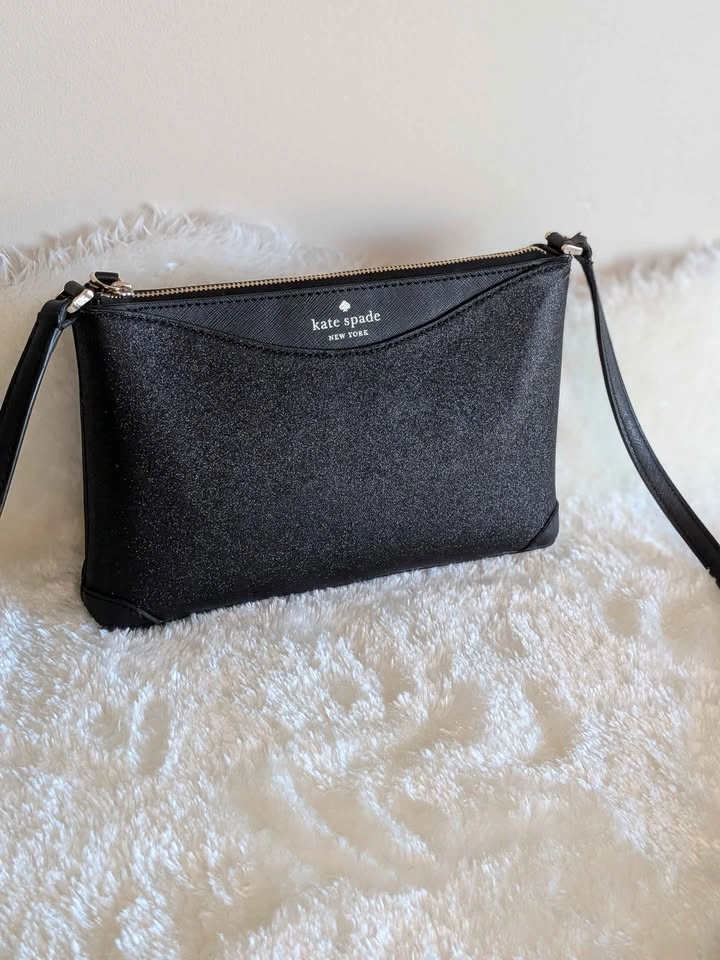 Kate Spade Shimmy Glitter Crossbody Bag - EUC - photo 3