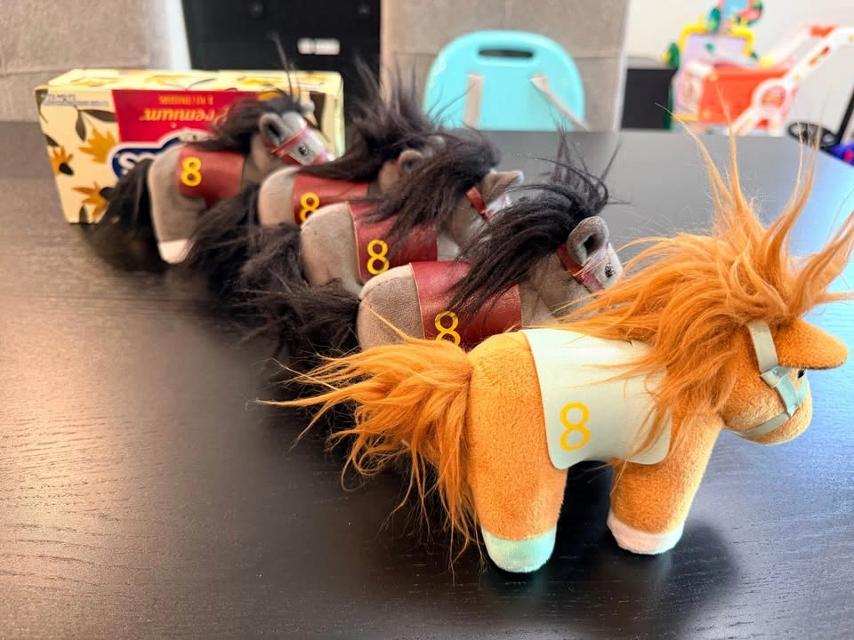 Mini Plush Racing Horse Toys (Set of 5) - photo 2