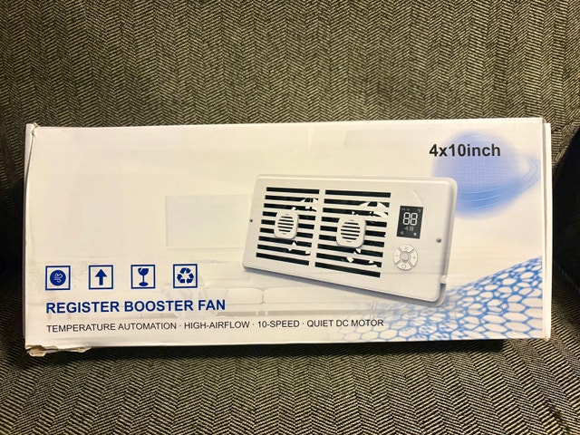 Air Vent Booster Fan