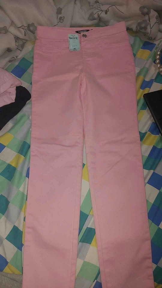 Girls Pink Skinny Jeans Pant