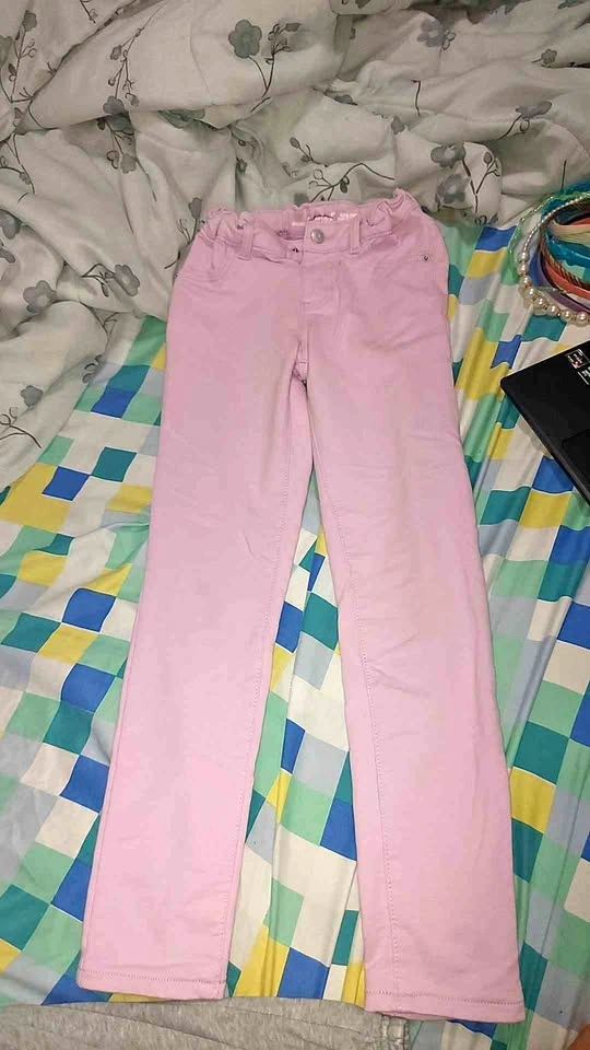 Girls Pink Skinny Jeans Pant