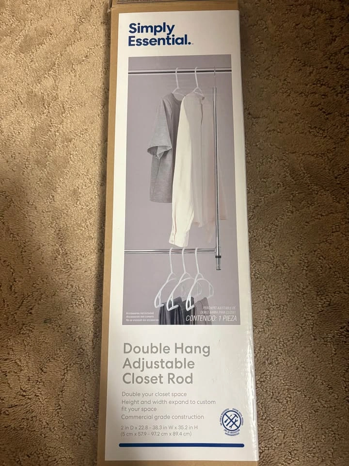 Adjustable Hanging Closet Rod - photo 4