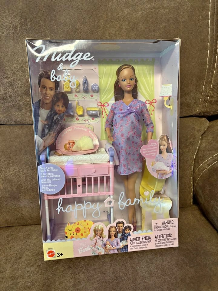 Barbie Happy Family Midge & Baby Doll Set