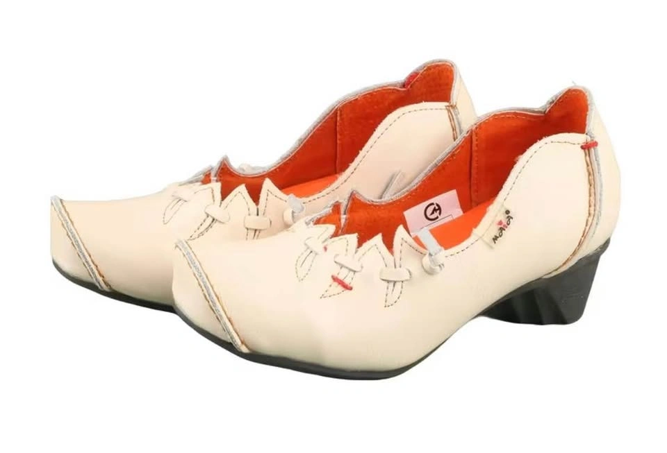 NEW Funky TMA EYES Red Leather Heels - photo 4