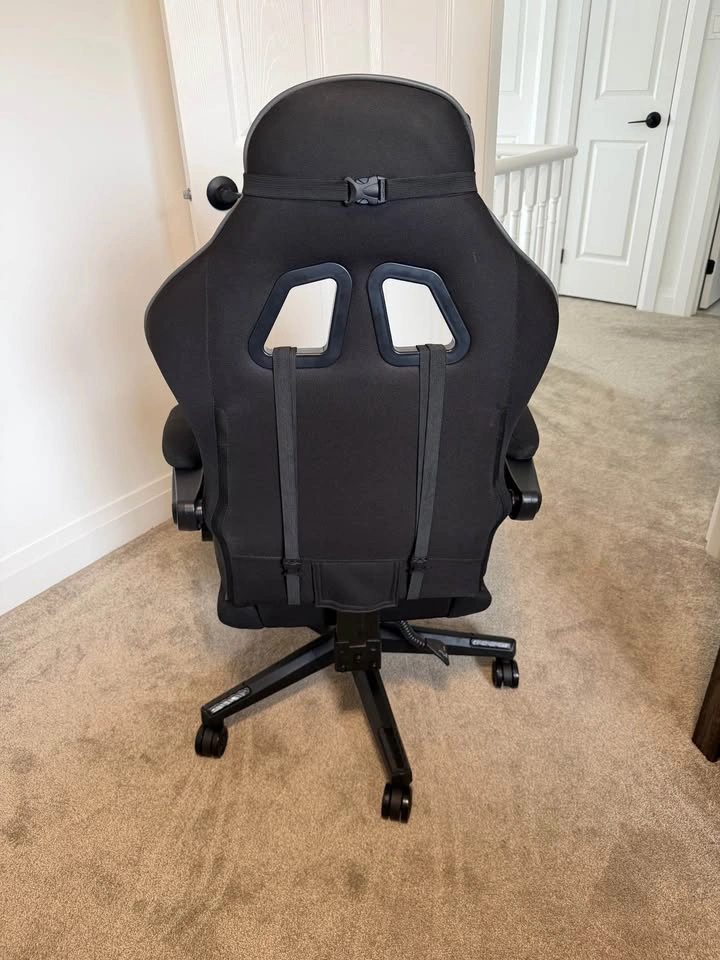Dowinx Fabric Gaming Chair - Black - photo 2