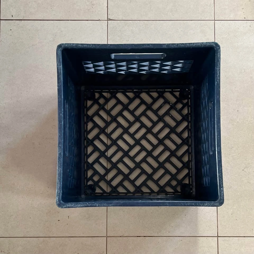 Dark Blue Heavy Duty Milk Crate 11” x 13” x 13” - photo 4