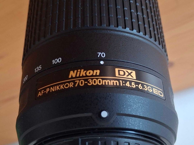 Nikon AF-P 70-300mm G DX ED lens, New