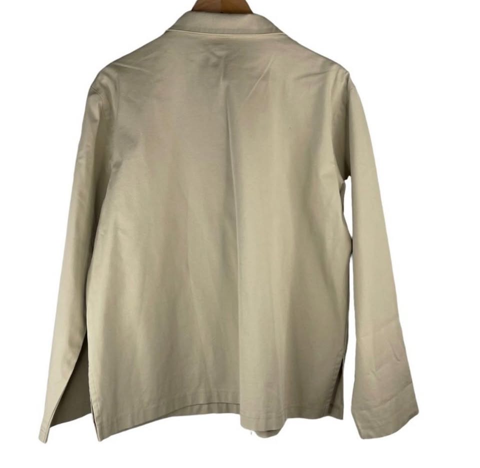 Button Front Eileen Fisher Collared Long Sleeve Shacket Jacket - photo 2
