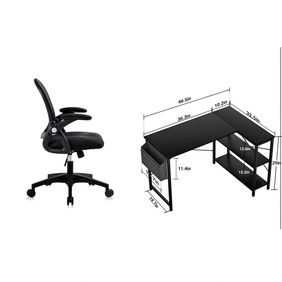 Computer Desk and Office Chair Set