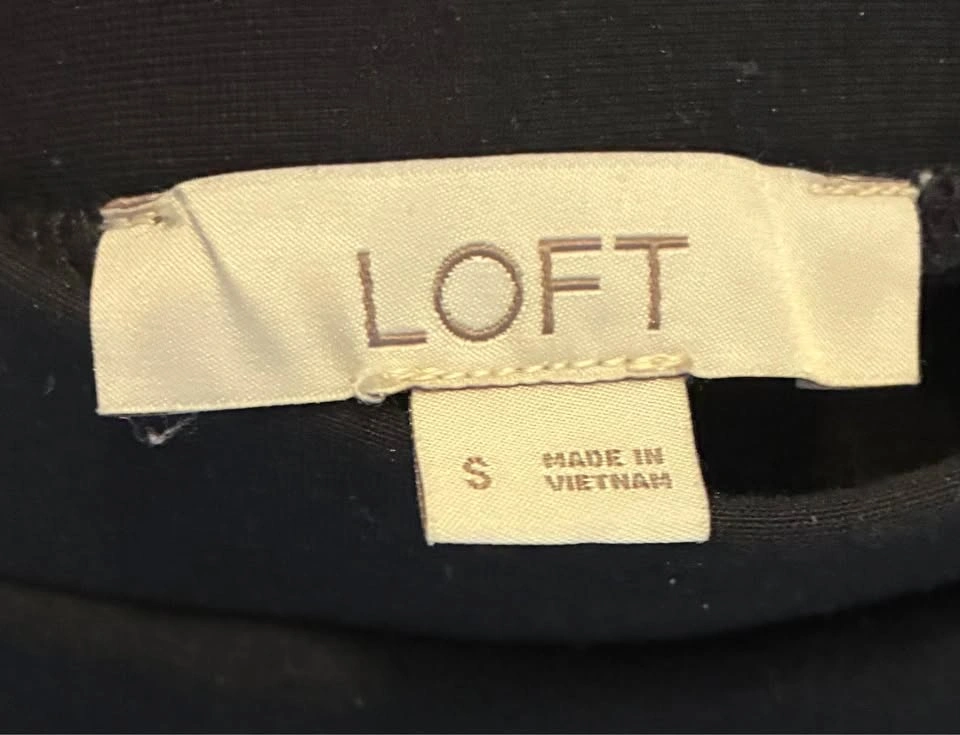 Loft stretchy black skirt, S - photo 3