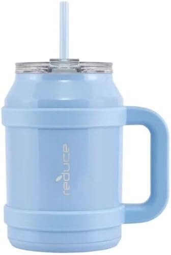 Reduce 50oz Stainless Steel Mug With Straw, Lid & Easy-Carry Han - photo 4