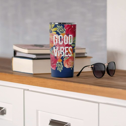 17oz Stainless Steel Vacuum Insulated Travel Mug Floral - photo 4