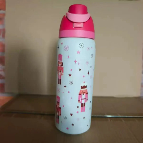 Kids Cartoon Water Bottle 24oz 32oz Stainless Steel Insulated - photo 5