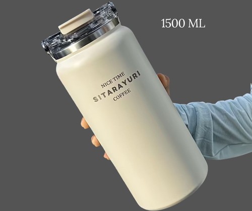 50oz Insulated Water Bottle with Quilted Crossbody Sleeve - photo 3