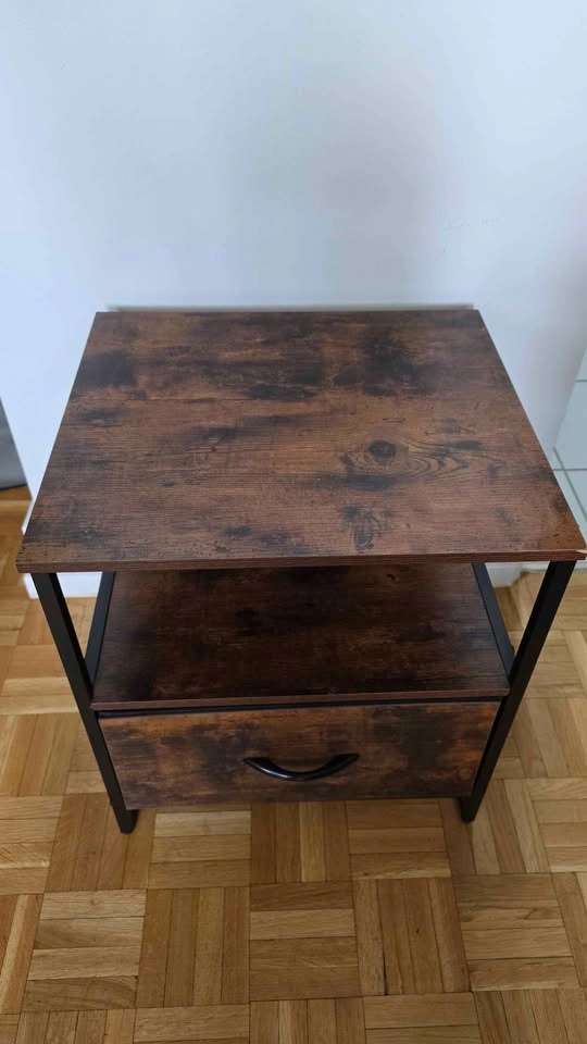 Rustic Sidetable with Drawer - photo 2