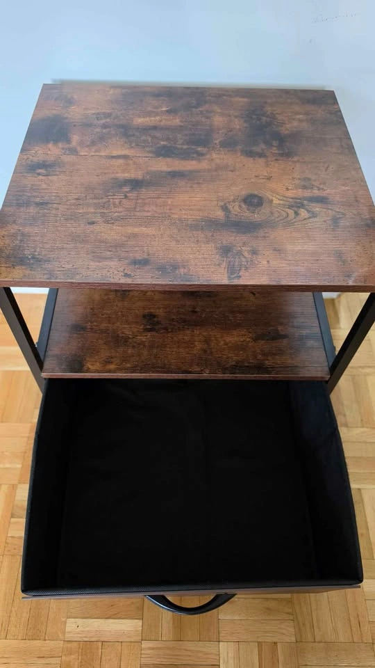 Rustic Sidetable with Drawer - photo 3