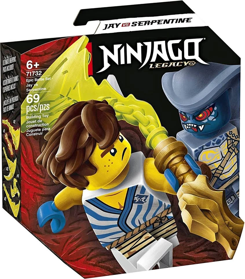 LEGO NINJAGO Jay vs. Serpentine #71732 — $10