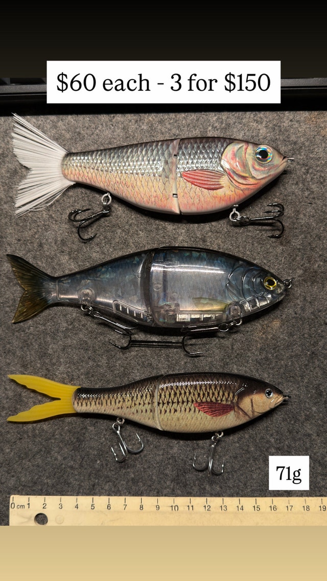 Fishing Baits for Sale! Glide and Crank Baits