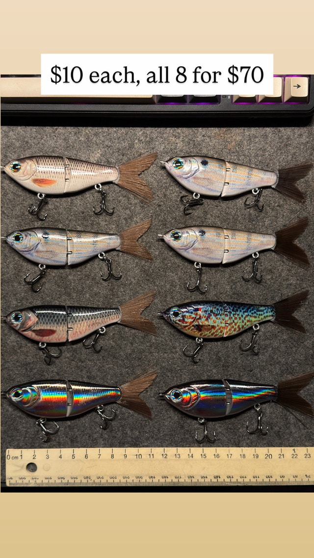 Fishing Baits for Sale! Glide and Crank Baits - photo 2