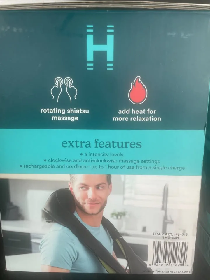 HOMEDICS NECK & BODY MASSAGERS W/HEAT image indicator(2)