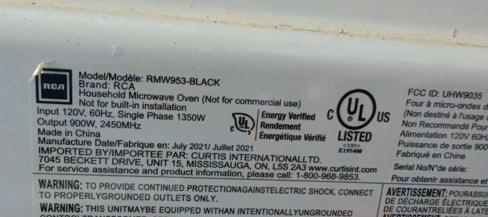 RCA RMW953-BLACK Microwave Oven - photo 3