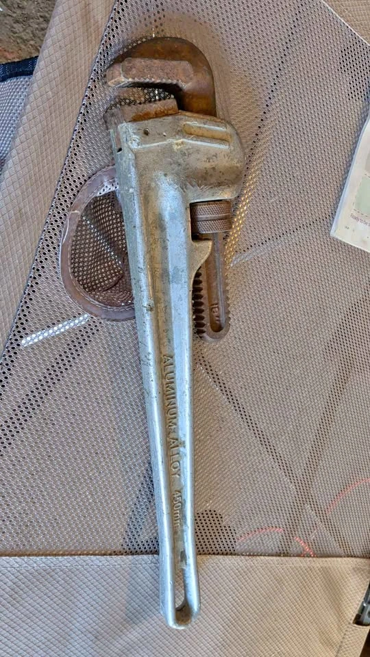 450mm Aluminum Alloy Pipe Wrench