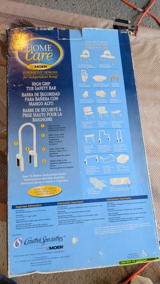 Moen Home Care High Grip Tub Safety Bar - photo 2