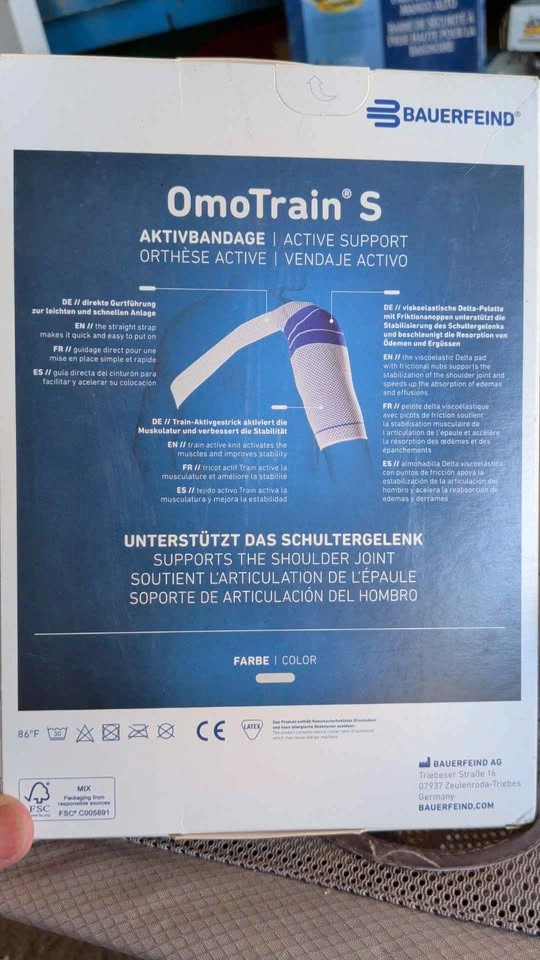 Bauerfeind OmoTrain S Shoulder Support - photo 4