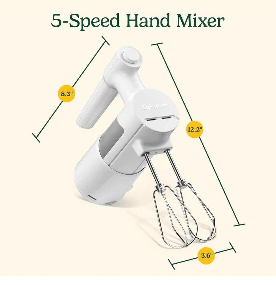 NEW - Cuisinart 5-Speed Hand Mixer - photo 3