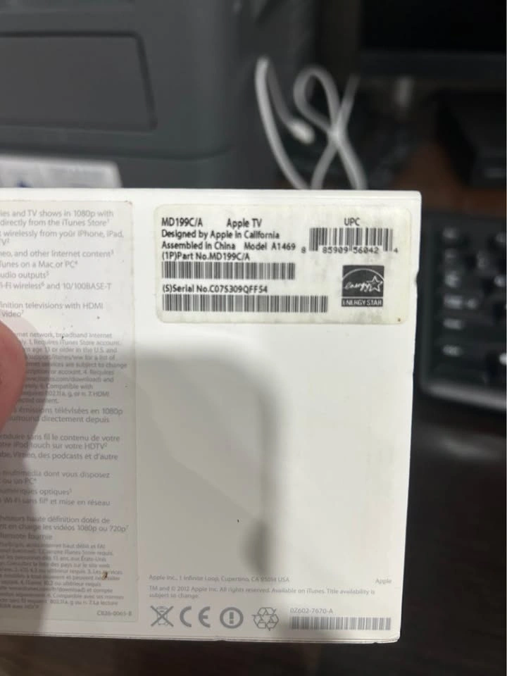 Brand new Apple TV 3rd Generation Model A1469 - photo 4