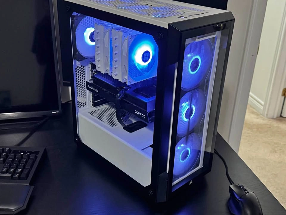 High-Performance 1440p Gaming PC | Ryzen 5 7500F | RX 9060 XT