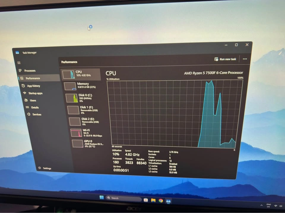 High-Performance 1440p Gaming PC | Ryzen 5 7500F | RX 9060 XT - photo 5