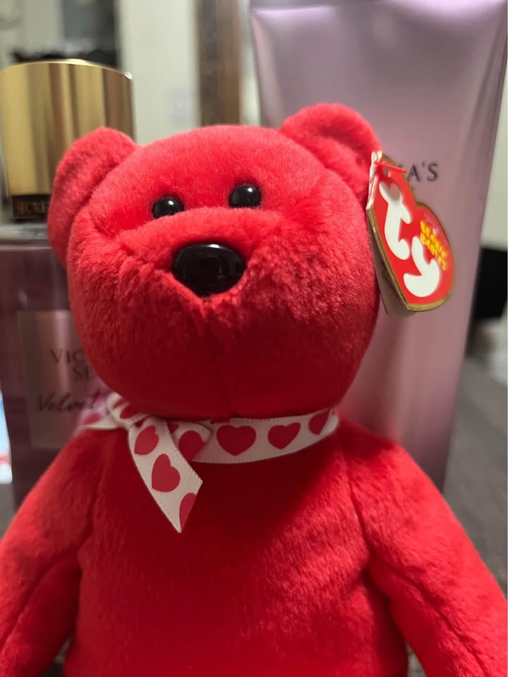 TY Beanie Babies Red Bear Amora - photo 4