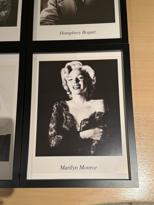 Classic Hollywood Icon Framed Wall Art Set - photo 2