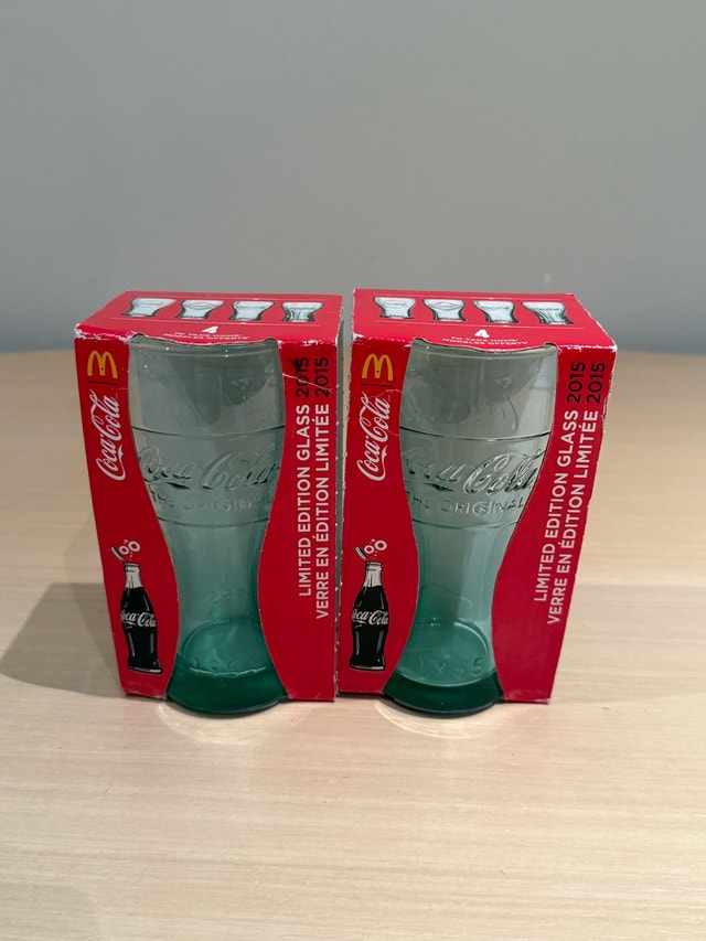 Coca-Cola 2015 McDonald's Glasses