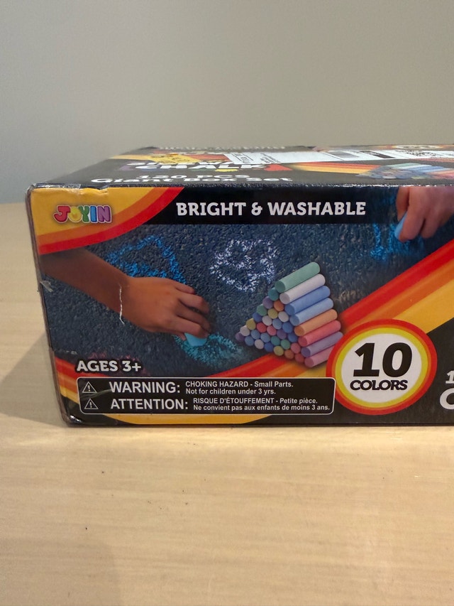 Joyin Sidewalk Chalk 120 Pcs Giant Box Set - photo 2