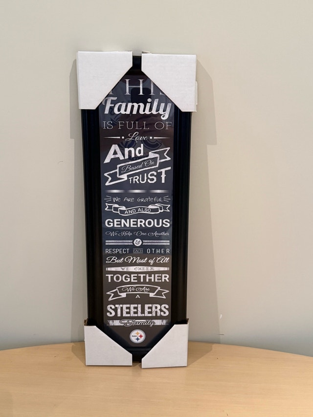 Pittsburgh Steelers Family Cheer Wall Art