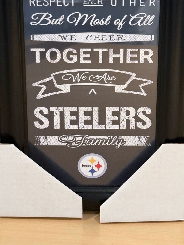 Pittsburgh Steelers Family Cheer Wall Art - photo 2