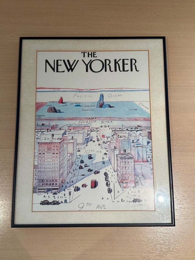 The New Yorker Steinberg Print