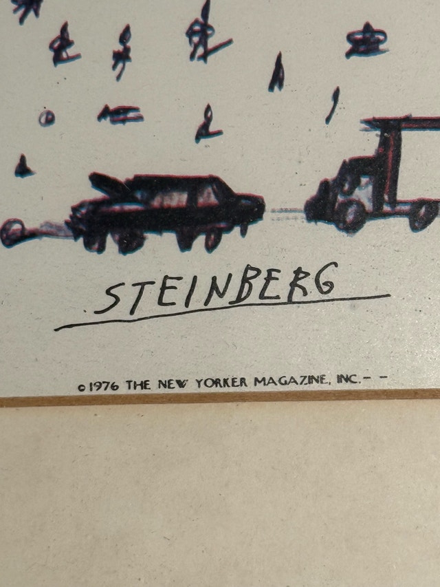The New Yorker Steinberg Print - photo 3