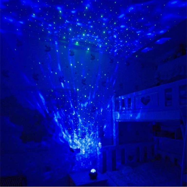 Urban Shop Galaxy Wave Aura Projector with Laser, Black - photo 3