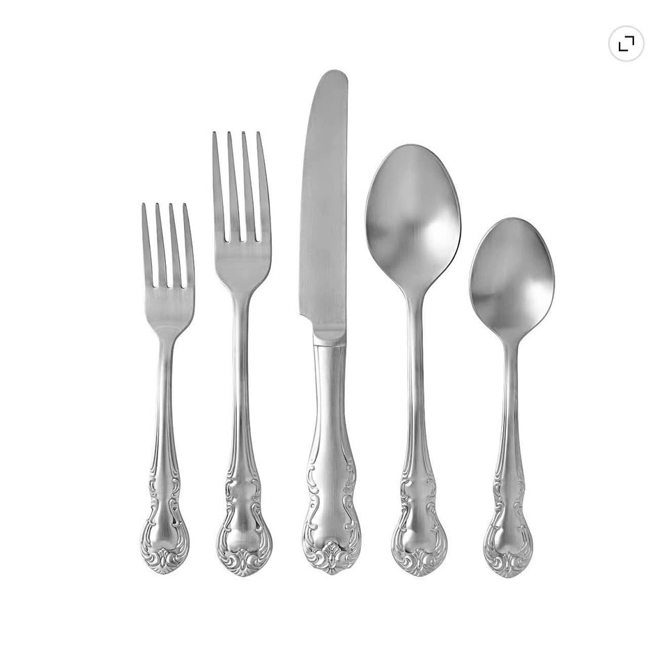 The Pioneer Woman Agatha Satin 20-Piece Flatware Set