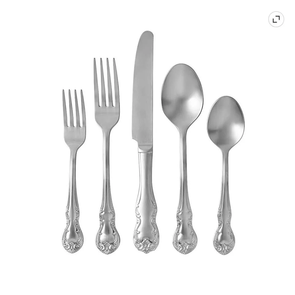 The Pioneer Woman Agatha Satin 20-Piece Flatware Set