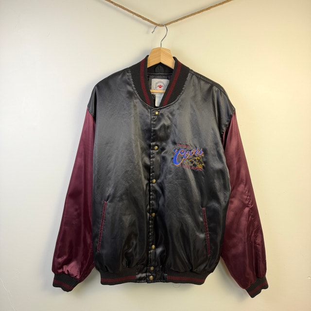 Vintage Coors Satin Bomber Jacket
