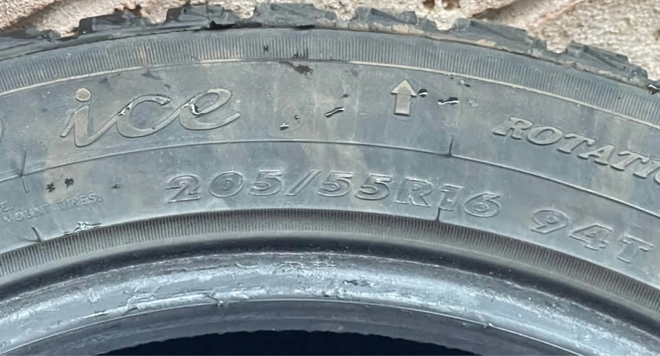 4 Set of Winter Tires - 205/55R16 - photo 2